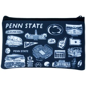 zippered case with Penn State graphics all over